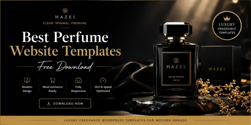 Best Perfume Website Templates Free Download