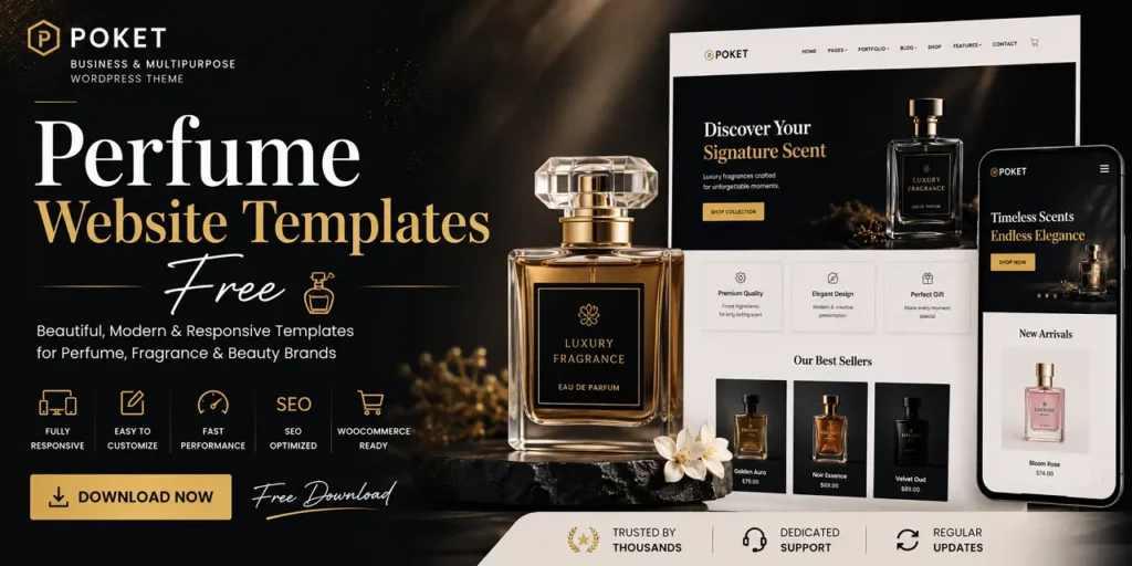 Perfume Website Templates Free