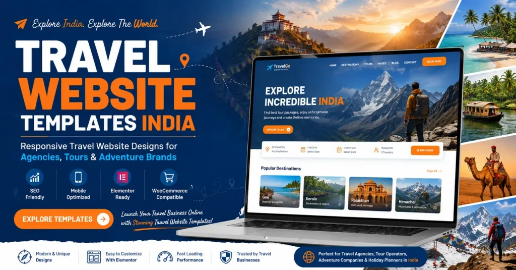 Travel Website Templates India