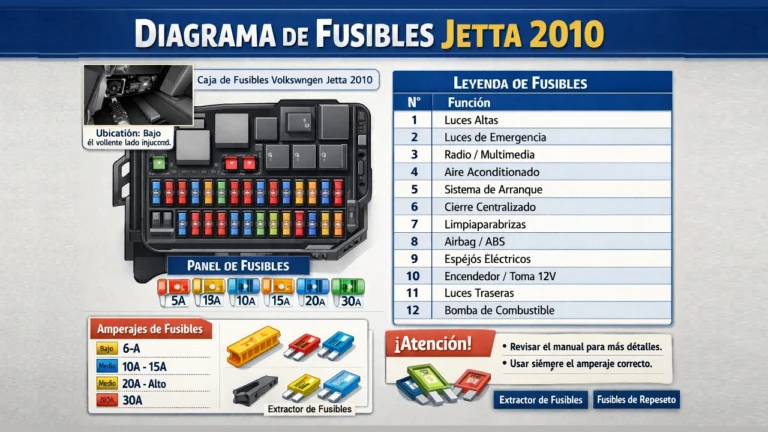 Diagrama De Fusibles Volkswagen Jetta 2010